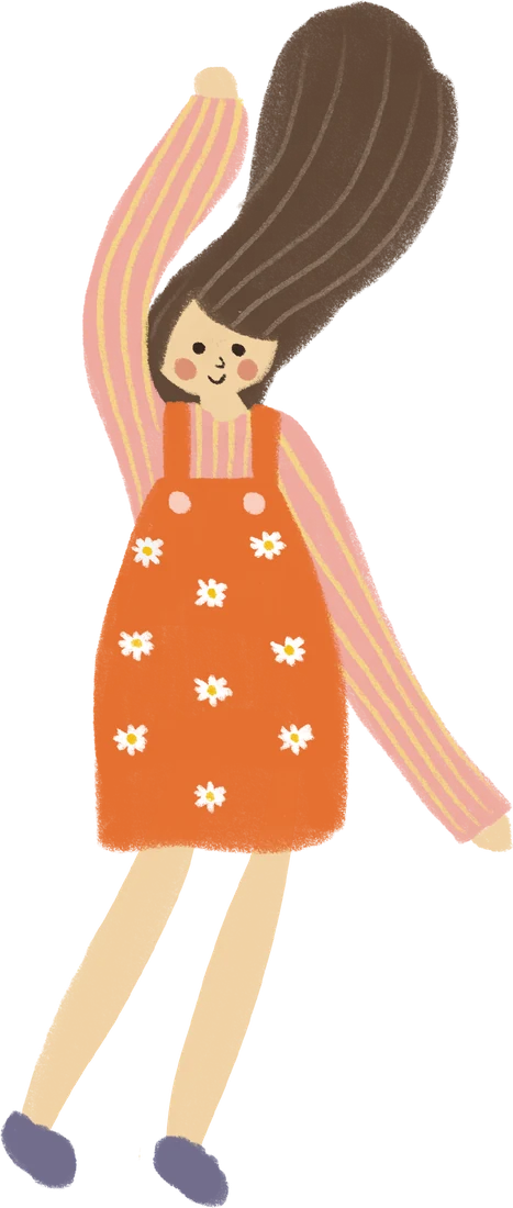 Ilustracija djevojčice